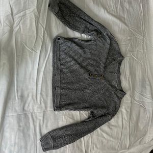 Grey long sleeve American Eagle shirt